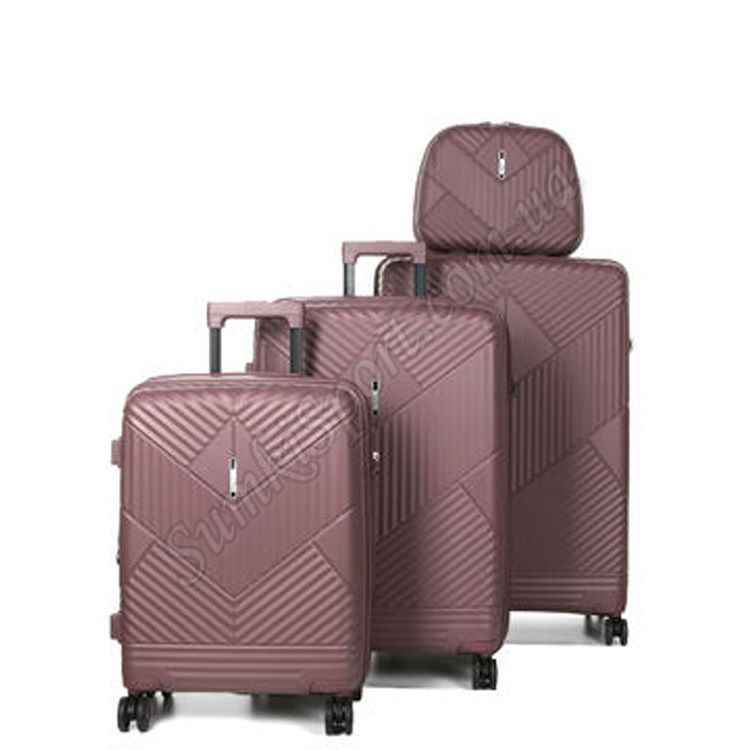 Комплект чемоданов Бьюти S M L Airtex 639 (18) Комплект чемоданов Бьюти S M L Airtex 639 (18) — изображение 1